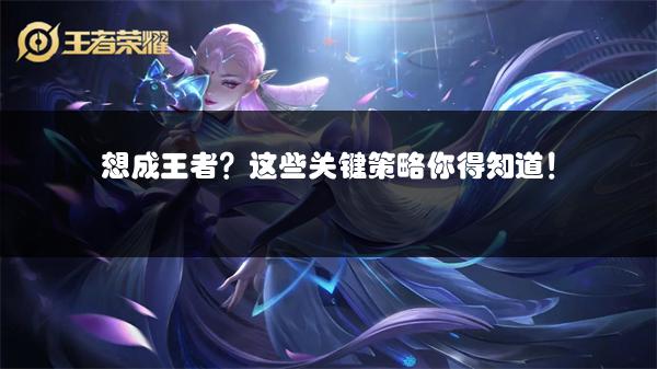 想成王者？这些关键策略你得知道！