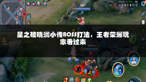 星之破晓澜小传BOSS打法，王者荣耀玩家看过来