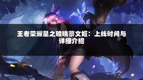王者荣耀星之破晓蔡文姬：上线时间与详细介绍