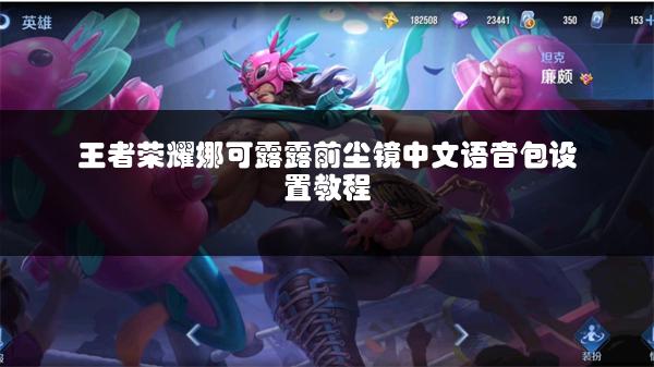 王者荣耀娜可露露前尘镜中文语音包设置教程