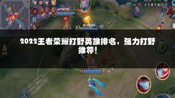 2022王者荣耀打野英雄排名，强力打野推荐！