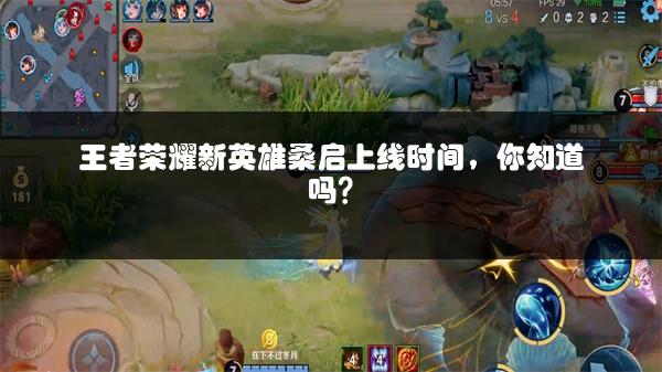 王者荣耀新英雄桑启上线时间，你知道吗？