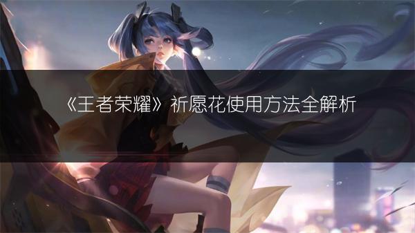 《王者荣耀》祈愿花使用方法全解析