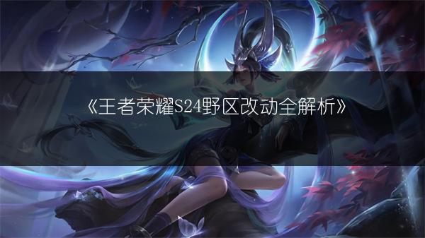 《王者荣耀S24野区改动全解析》