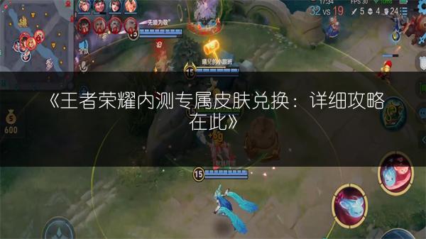 《王者荣耀内测专属皮肤兑换：详细攻略在此》