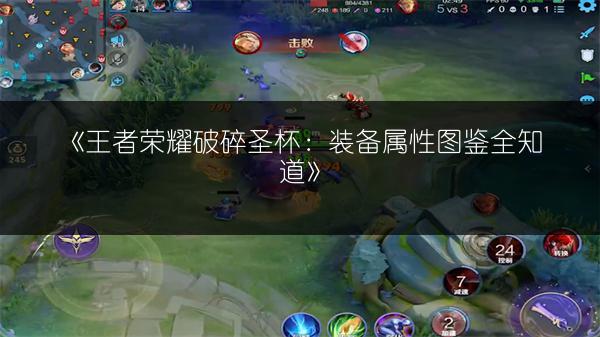 《王者荣耀破碎圣杯：装备属性图鉴全知道》
