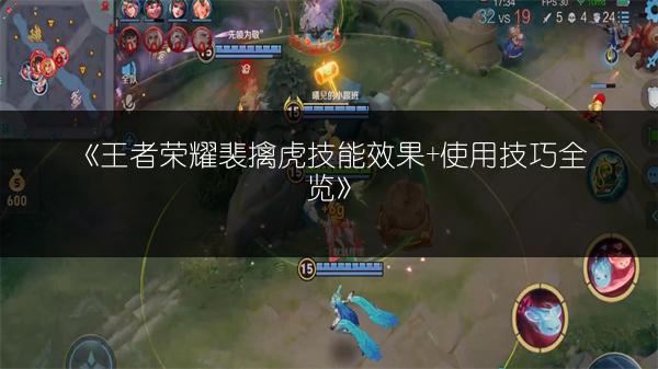 《王者荣耀裴擒虎技能效果+使用技巧全览》
