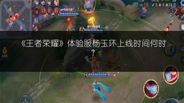 《王者荣耀》体验服杨玉环上线时间何时？