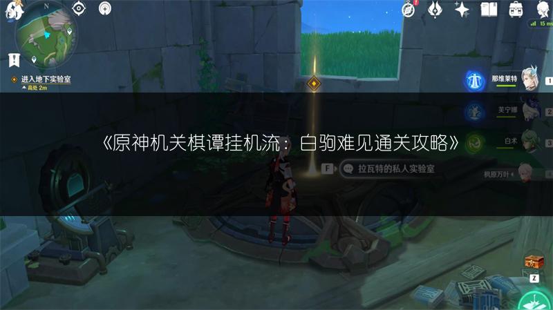 《原神机关棋谭挂机流：白驹难见通关攻略》