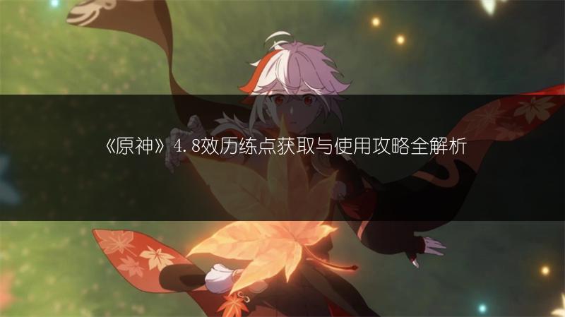 《原神》4.8效历练点获取与使用攻略全解析