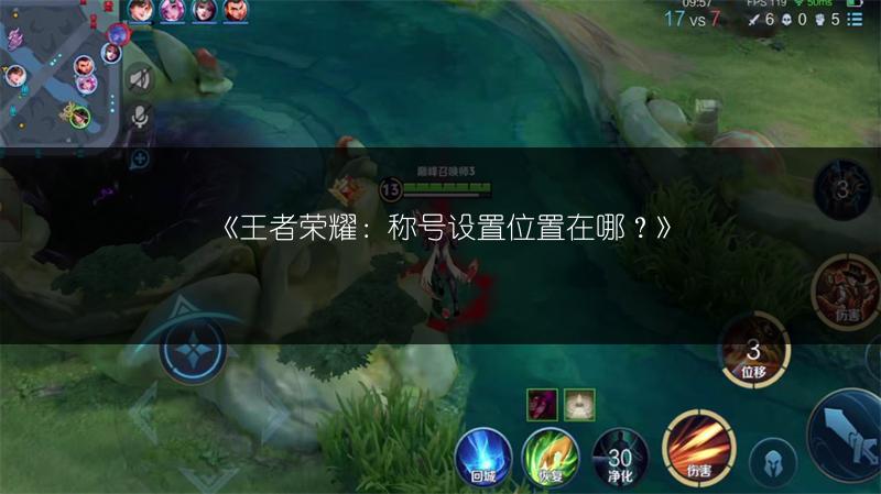 《王者荣耀：称号设置位置在哪？》