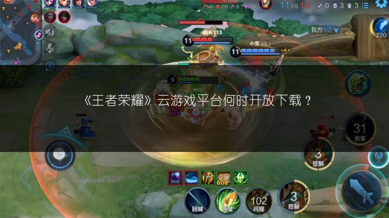 《王者荣耀》云游戏平台何时开放下载?