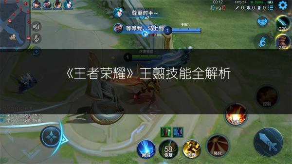 《王者荣耀》王翦技能全解析
