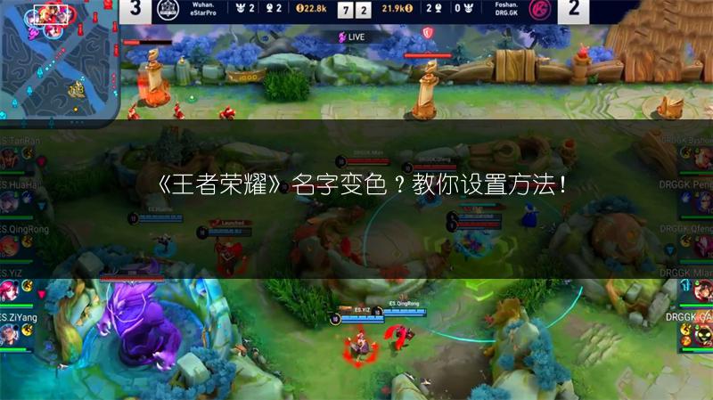 《王者荣耀》名字变色？教你设置方法！