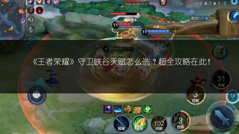 《王者荣耀》守卫峡谷天赋怎么选？超全攻略在此！