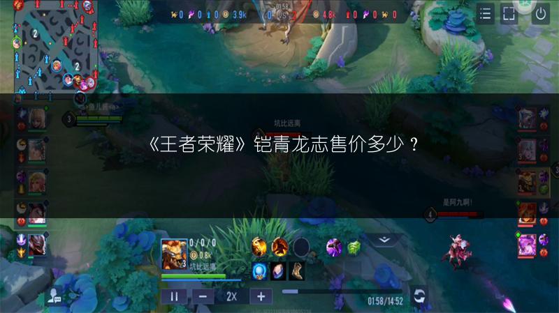 《王者荣耀》铠青龙志售价多少？