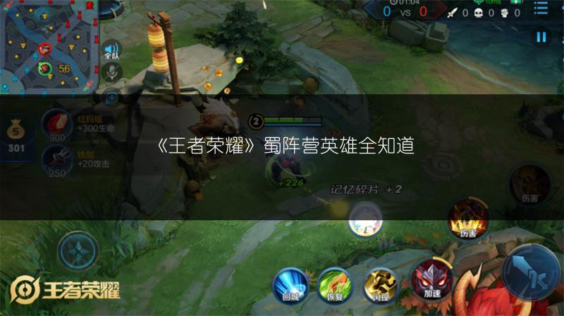 《王者荣耀》蜀阵营英雄全知道