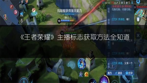 《王者荣耀》主播标志获取方法全知道