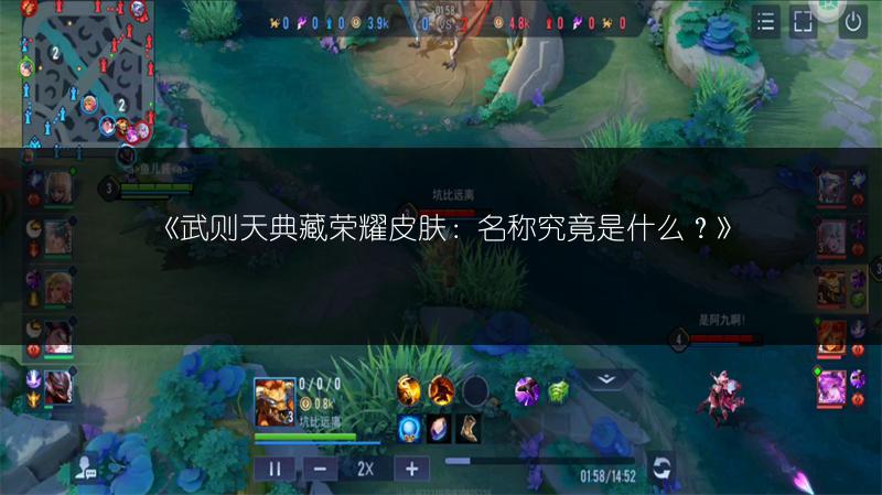 《武则天典藏荣耀皮肤：名称究竟是什么？》