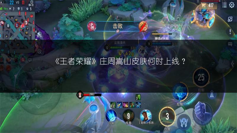 《王者荣耀》庄周嵩山皮肤何时上线？