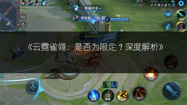 《云霓雀翎：是否为限定？深度解析》