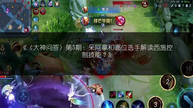 《〈大神问答〉第5期：呆阿拿和哪位选手解读西施控制技能？》