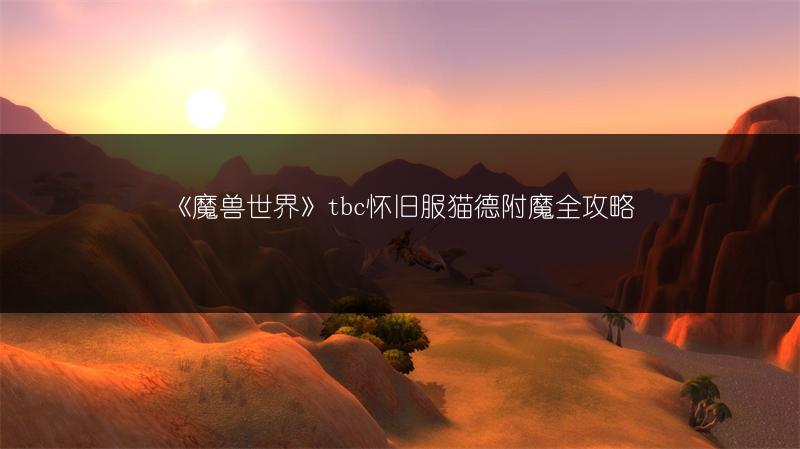 《魔兽世界》tbc怀旧服猫德附魔全攻略