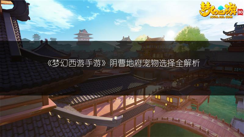 《梦幻西游手游》阴曹地府宠物选择全解析