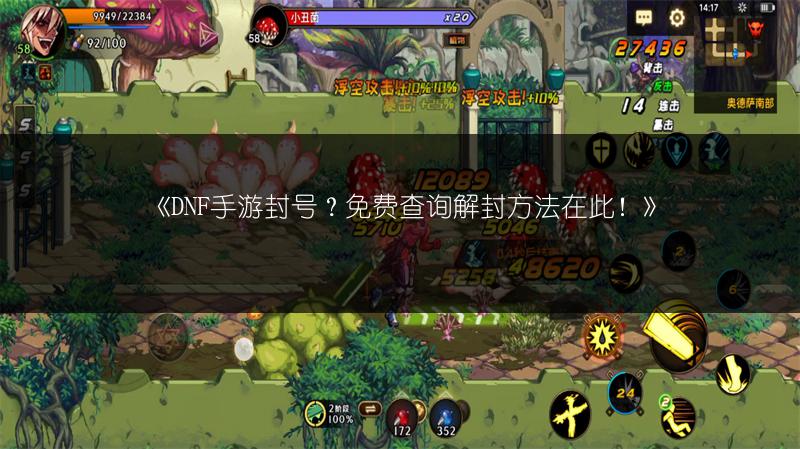 《DNF手游封号？免费查询解封方法在此！》