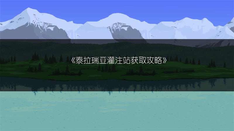 《泰拉瑞亚灌注站获取攻略》