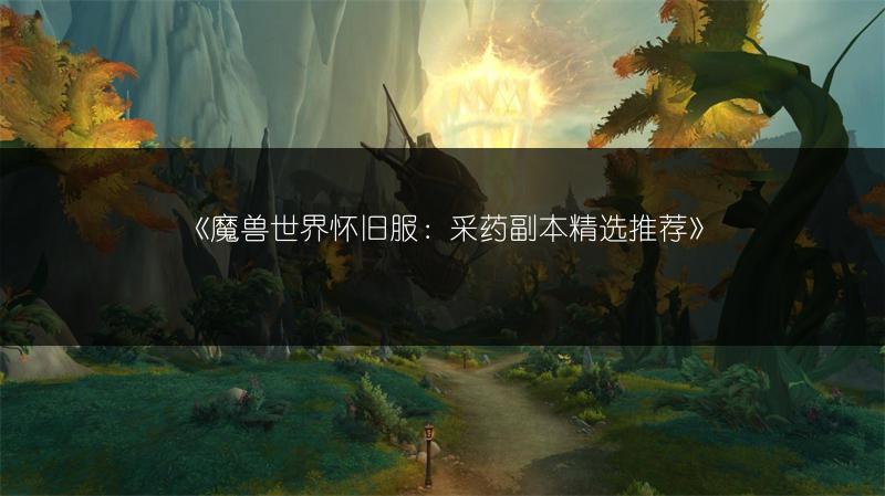 《魔兽世界怀旧服:采药副本精选推荐》