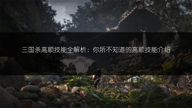 三国杀高顺技能全解析：你所不知道的高顺技能介绍