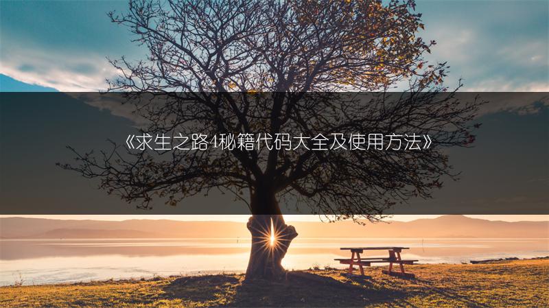 《求生之路4秘籍代码大全及使用方法》