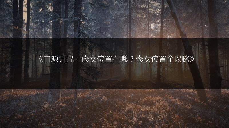 《血源诅咒：修女位置在哪？修女位置全攻略》