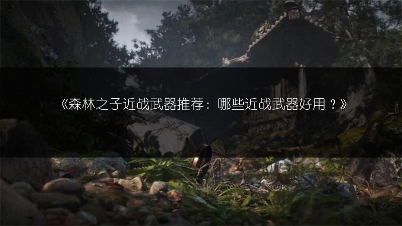 《森林之子近战武器推荐：哪些近战武器好用？》
