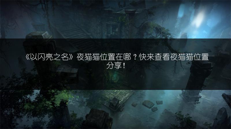 《以闪亮之名》夜猫猫位置在哪？快来查看夜猫猫位置分享！