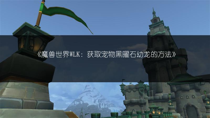 《魔兽世界WLK：获取宠物黑曜石幼龙的方法》
