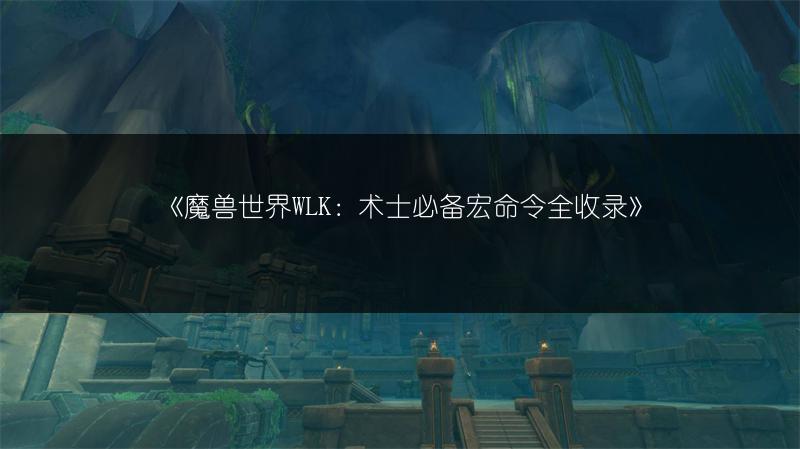 《魔兽世界WLK：术士必备宏命令全收录》