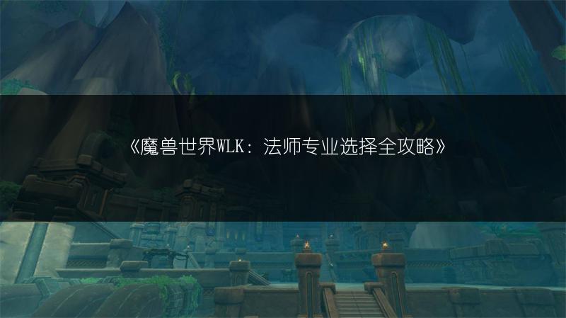 《魔兽世界WLK：法师专业选择全攻略》
