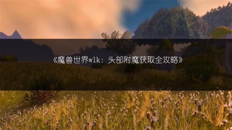 《魔兽世界wlk：头部附魔获取全攻略》