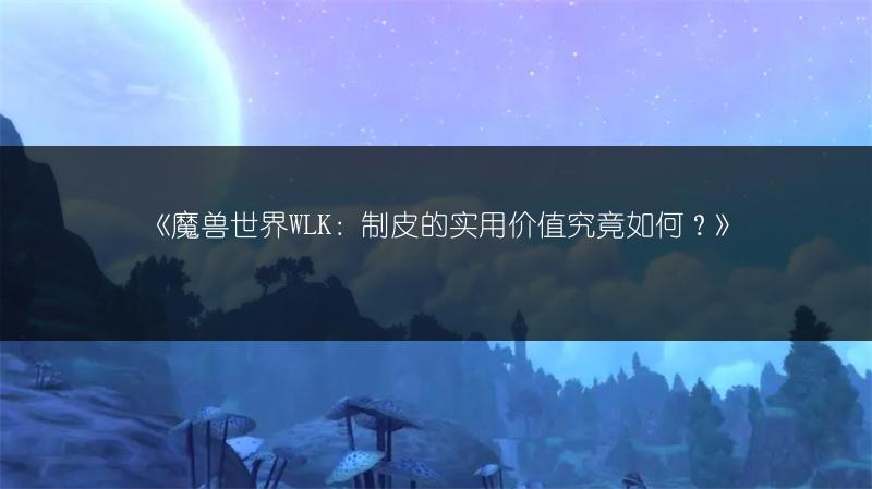 《魔兽世界WLK：制皮的实用价值究竟如何？》