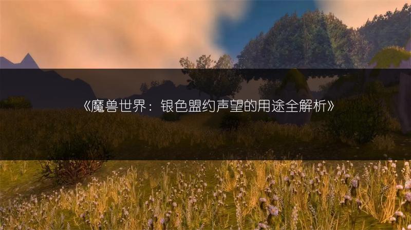 《魔兽世界:银色盟约声望的用途全解析》