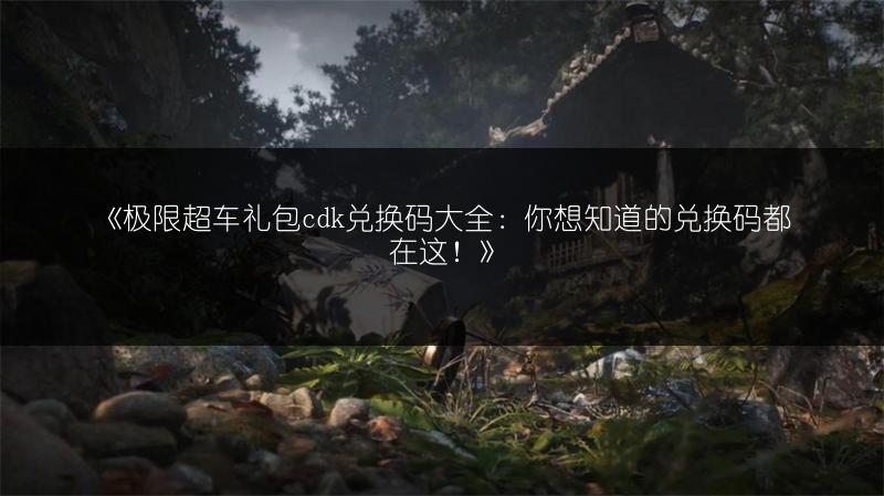 《极限超车礼包cdk兑换码大全：你想知道的兑换码都在这！》