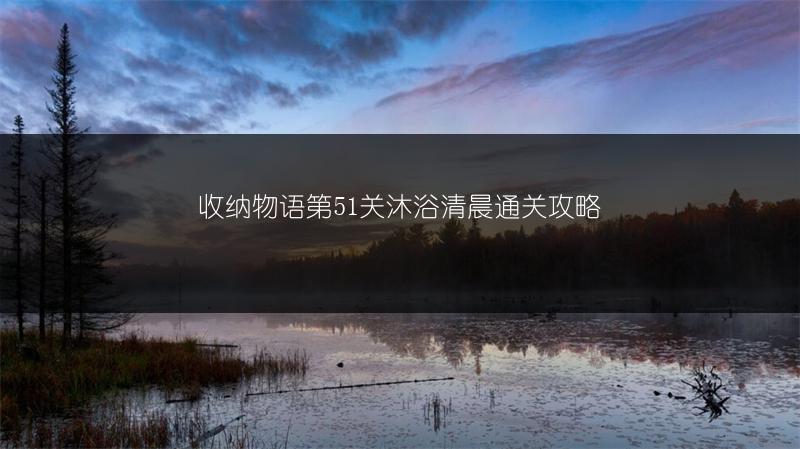 收纳物语第51关沐浴清晨通关攻略