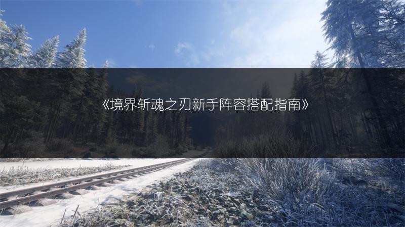 《境界斩魂之刃新手阵容搭配指南》