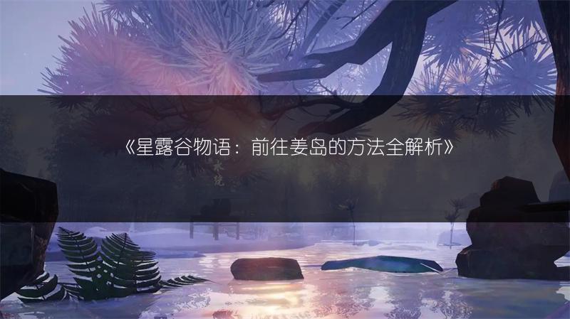 《星露谷物语：前往姜岛的方法全解析》