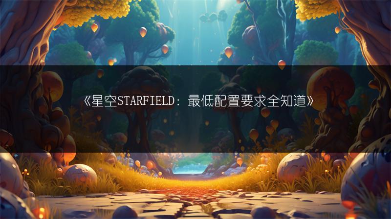 《星空STARFIELD:最低配置要求全知道》