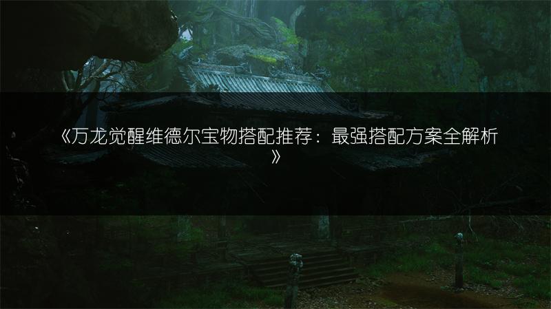 《万龙觉醒维德尔宝物搭配推荐：最强搭配方案全解析》