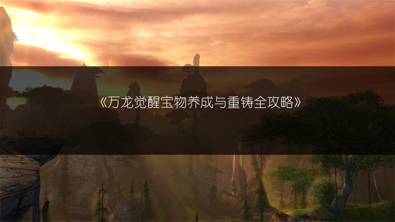 《万龙觉醒宝物养成与重铸全攻略》