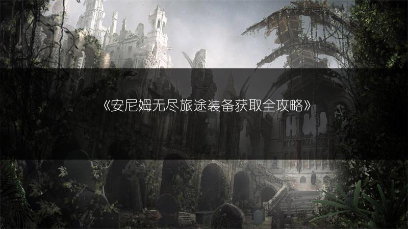 《安尼姆无尽旅途装备获取全攻略》